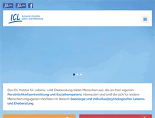 Tablet Screenshot of icl-institut.org